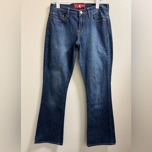 Lucky Brand Sofia Boot Jeans Distressed Denim Stretch Blue Women's 6/28